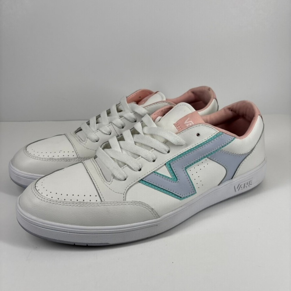 Vans Lowland ComfyCush Men's US 13 BBlanc De Blanc/Purple Pink Lifestyle Sneaker
